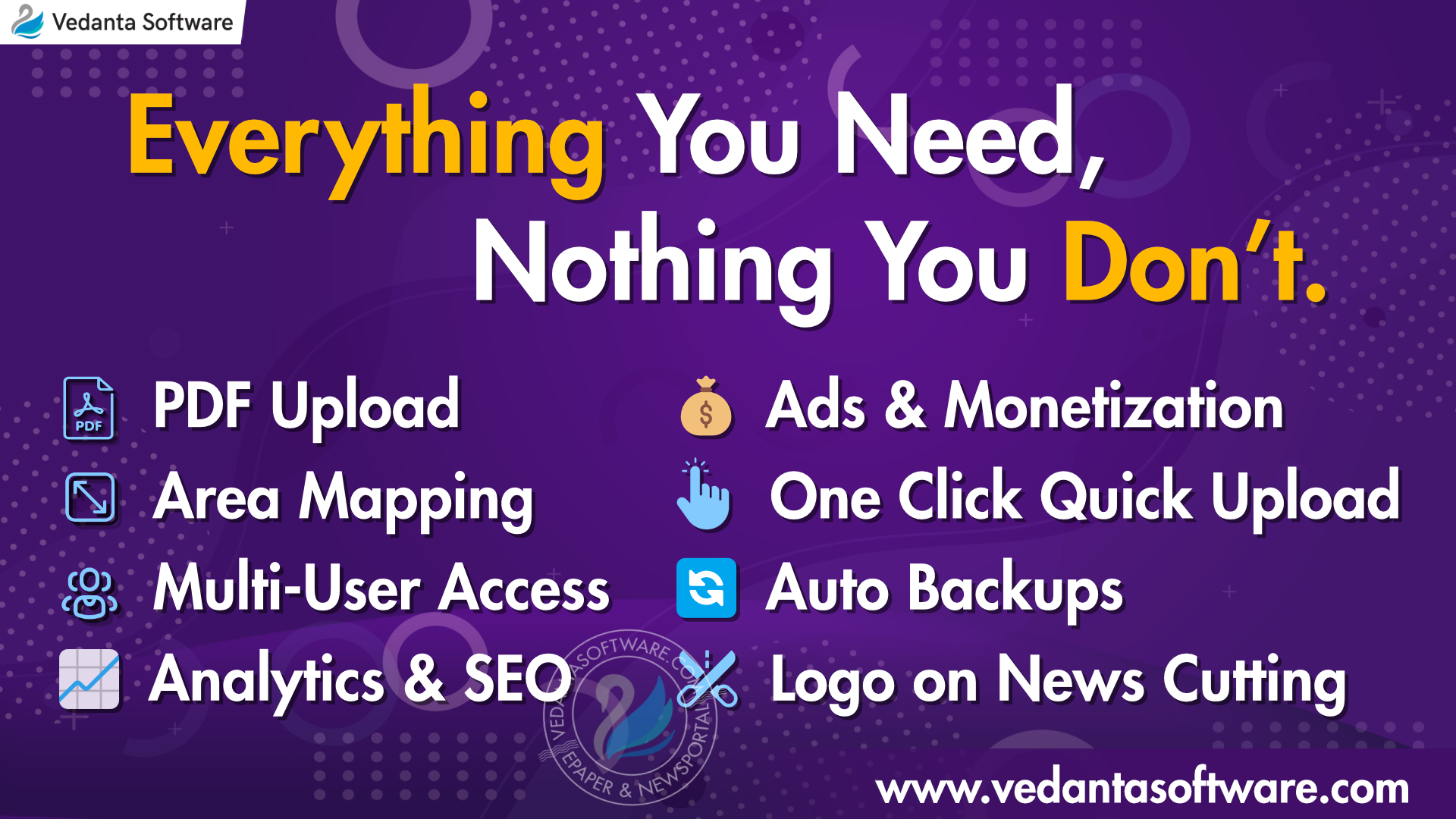 Epaper CMS Cloud By Vedanta Software has Every Features You Need